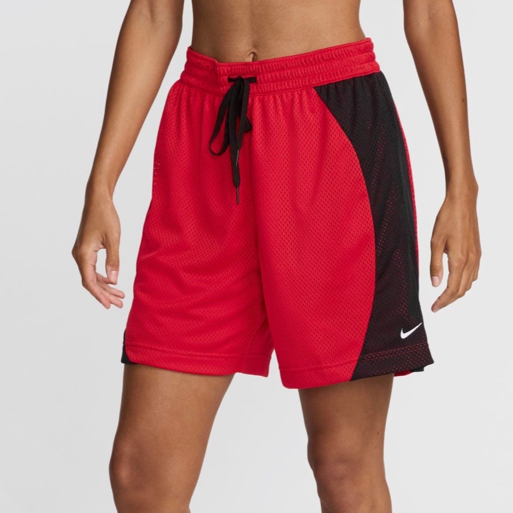 Nike Essentials Dri Fit Red and Black Athletic Shorts